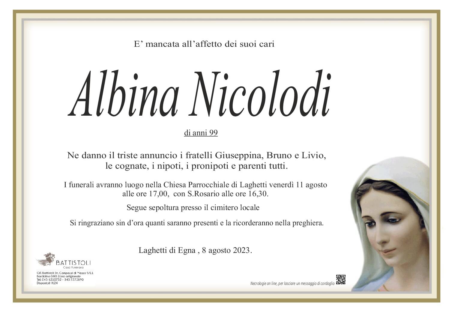Nicolodi Albina