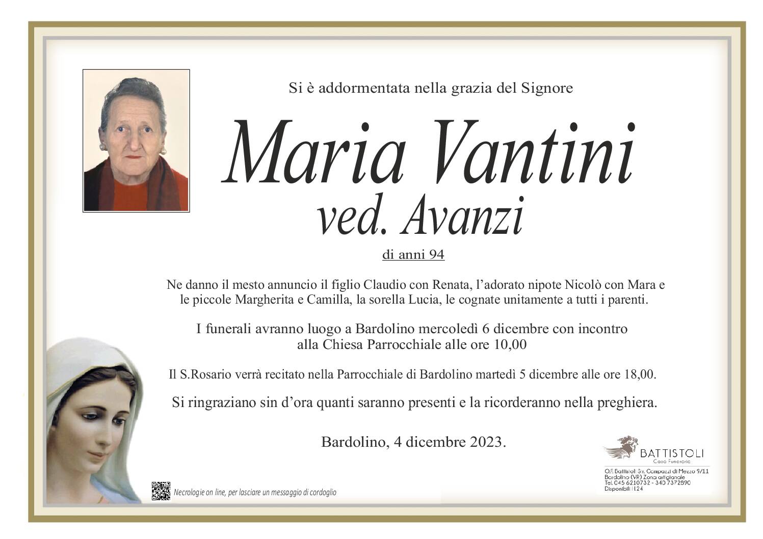 Vantini Maria