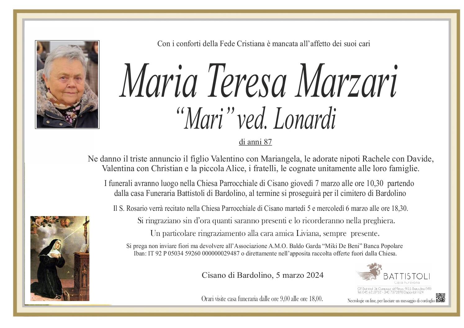 Maria Teresa Marzari