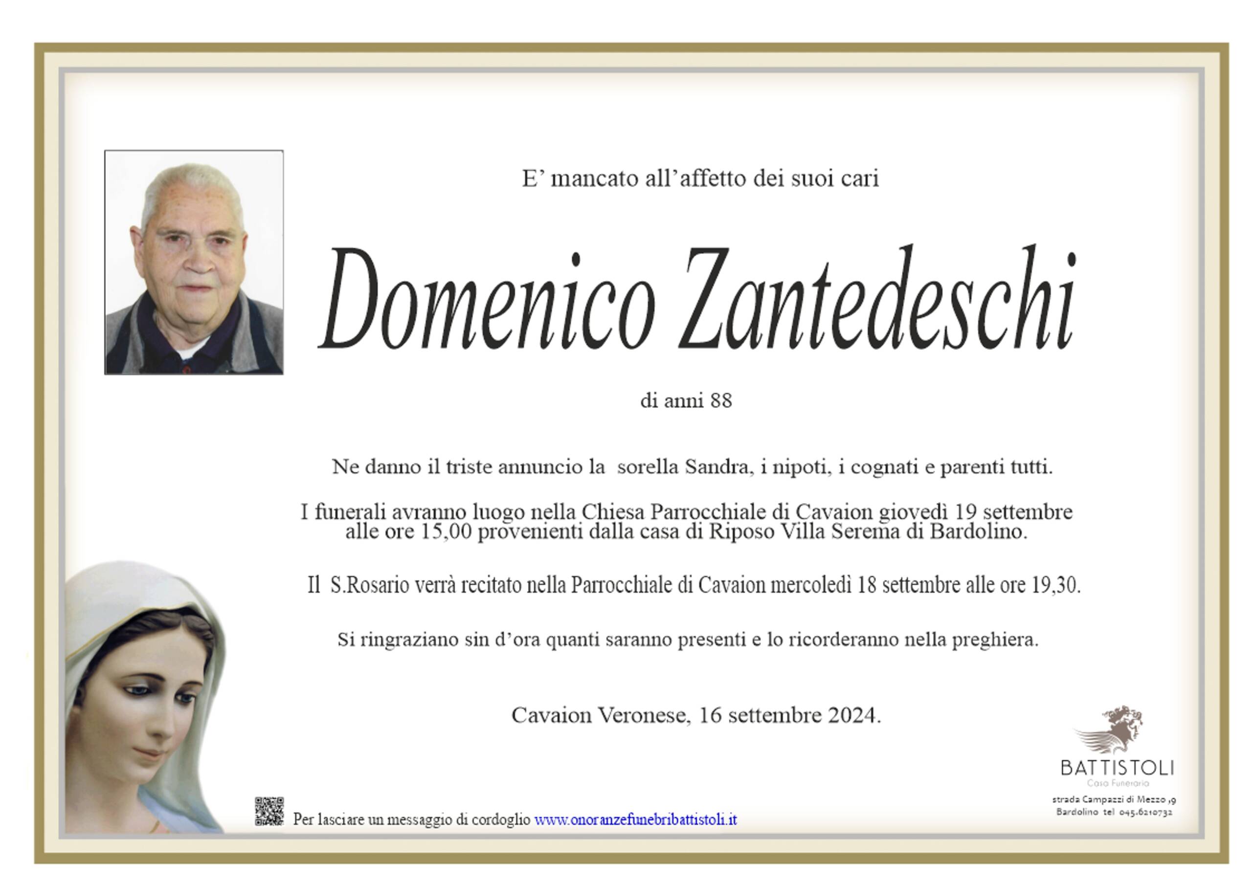 Zantedeschi Domenico