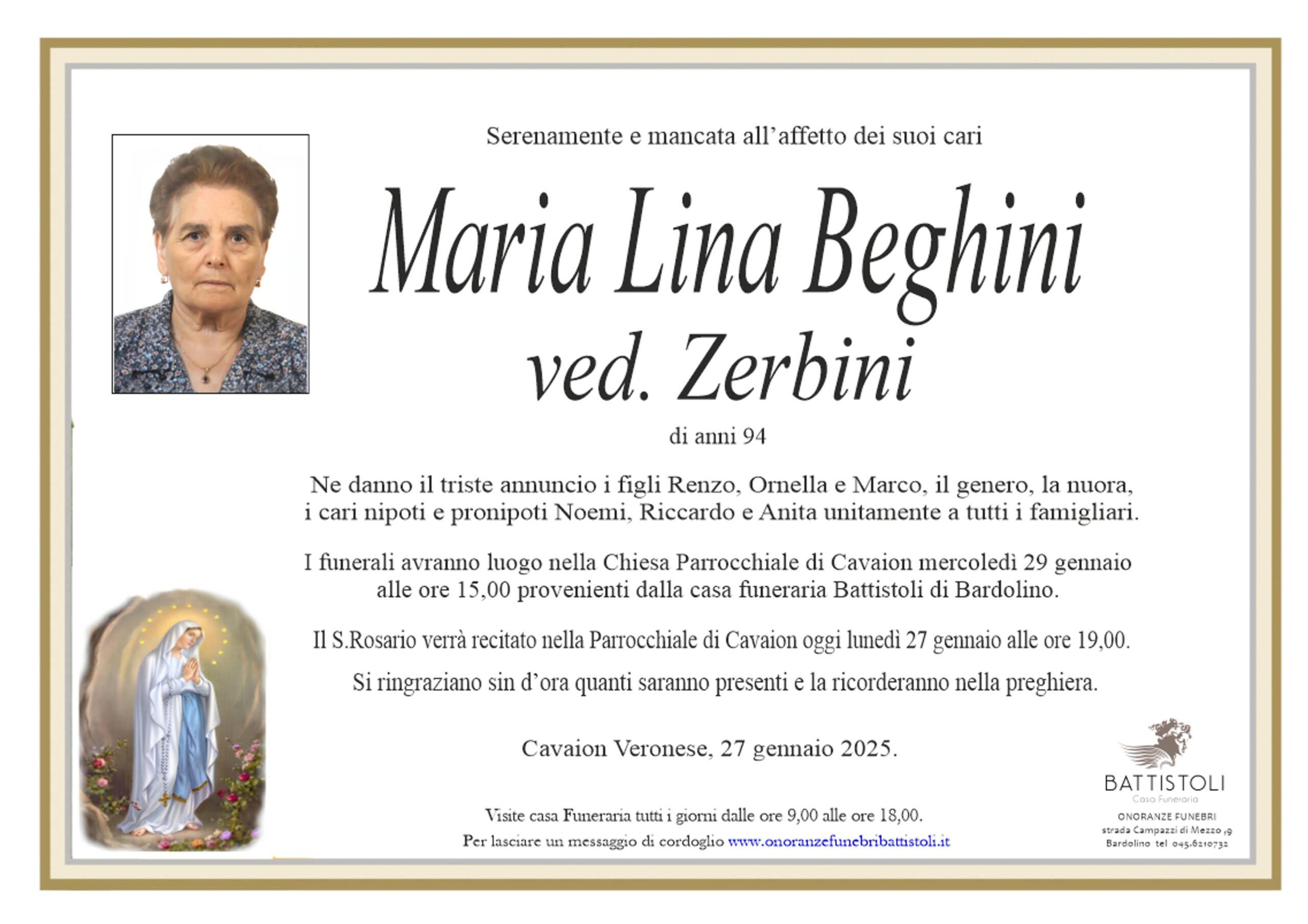 Beghini Maria Lina