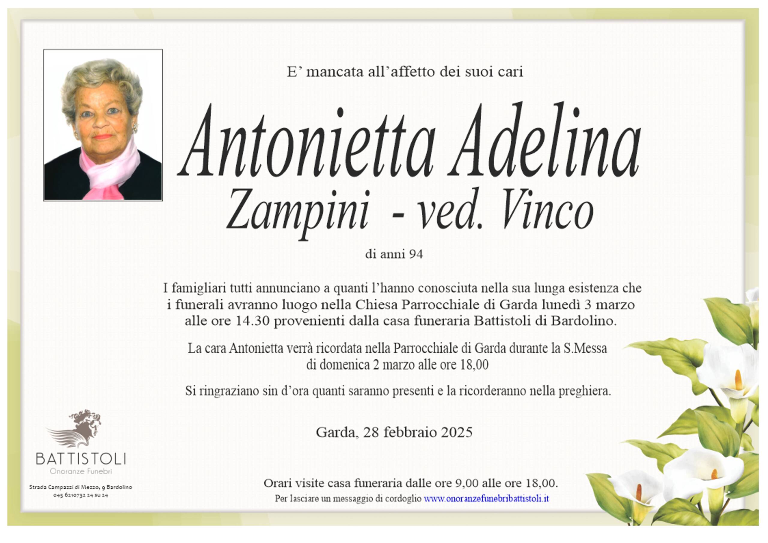 Zampini Antonietta Adelina
