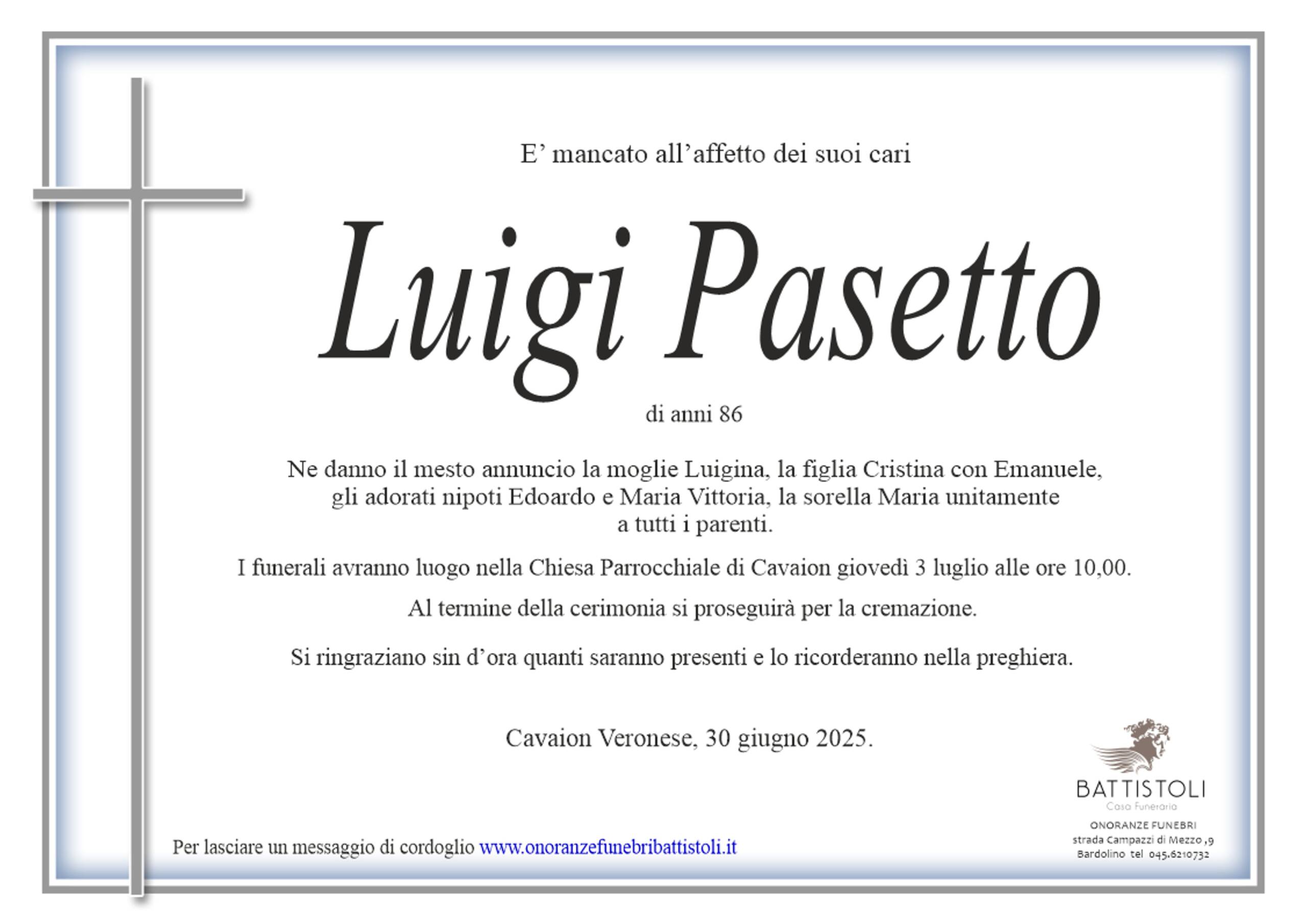 Pasetto Luigi