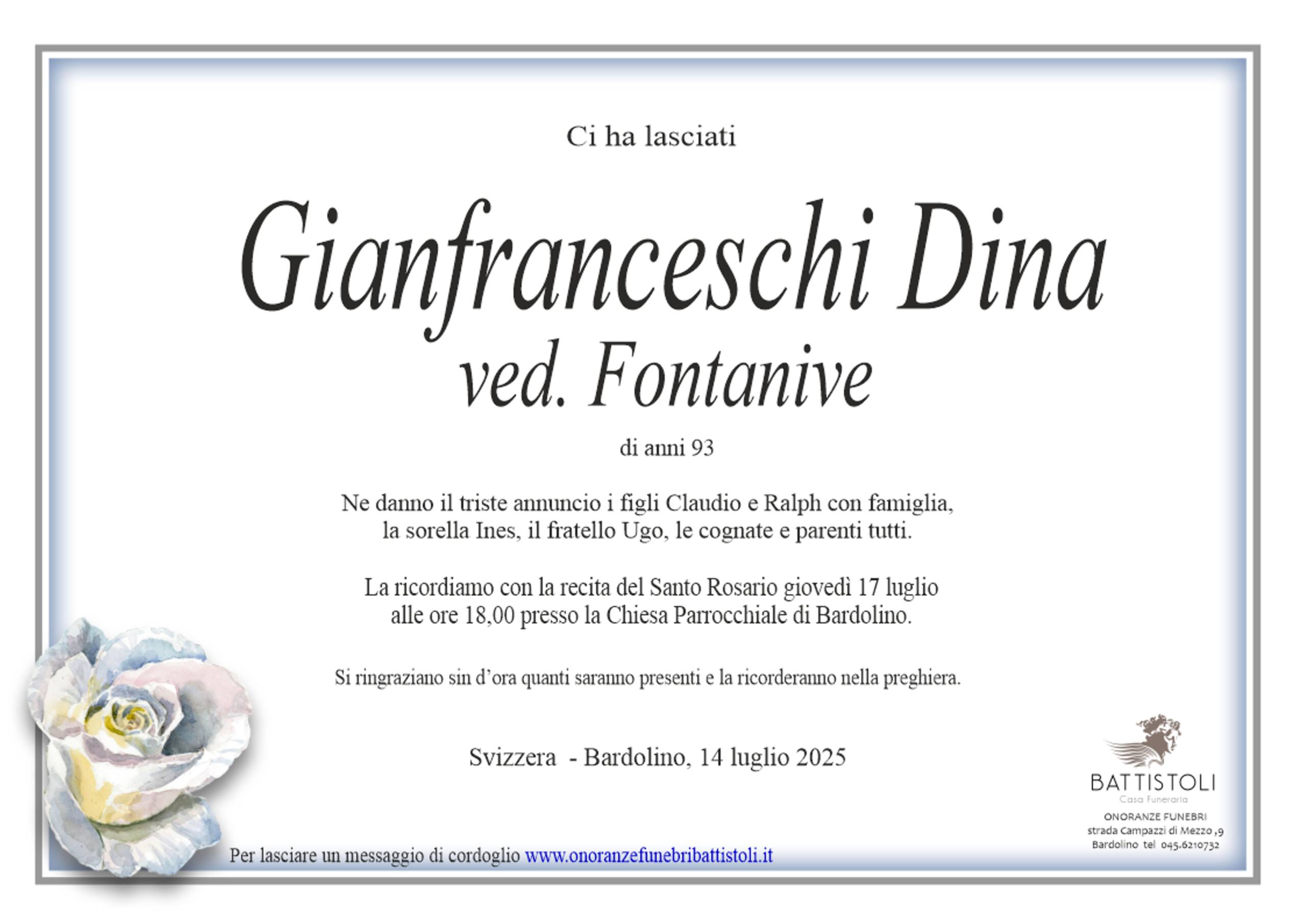 Gianfranceschi Dina