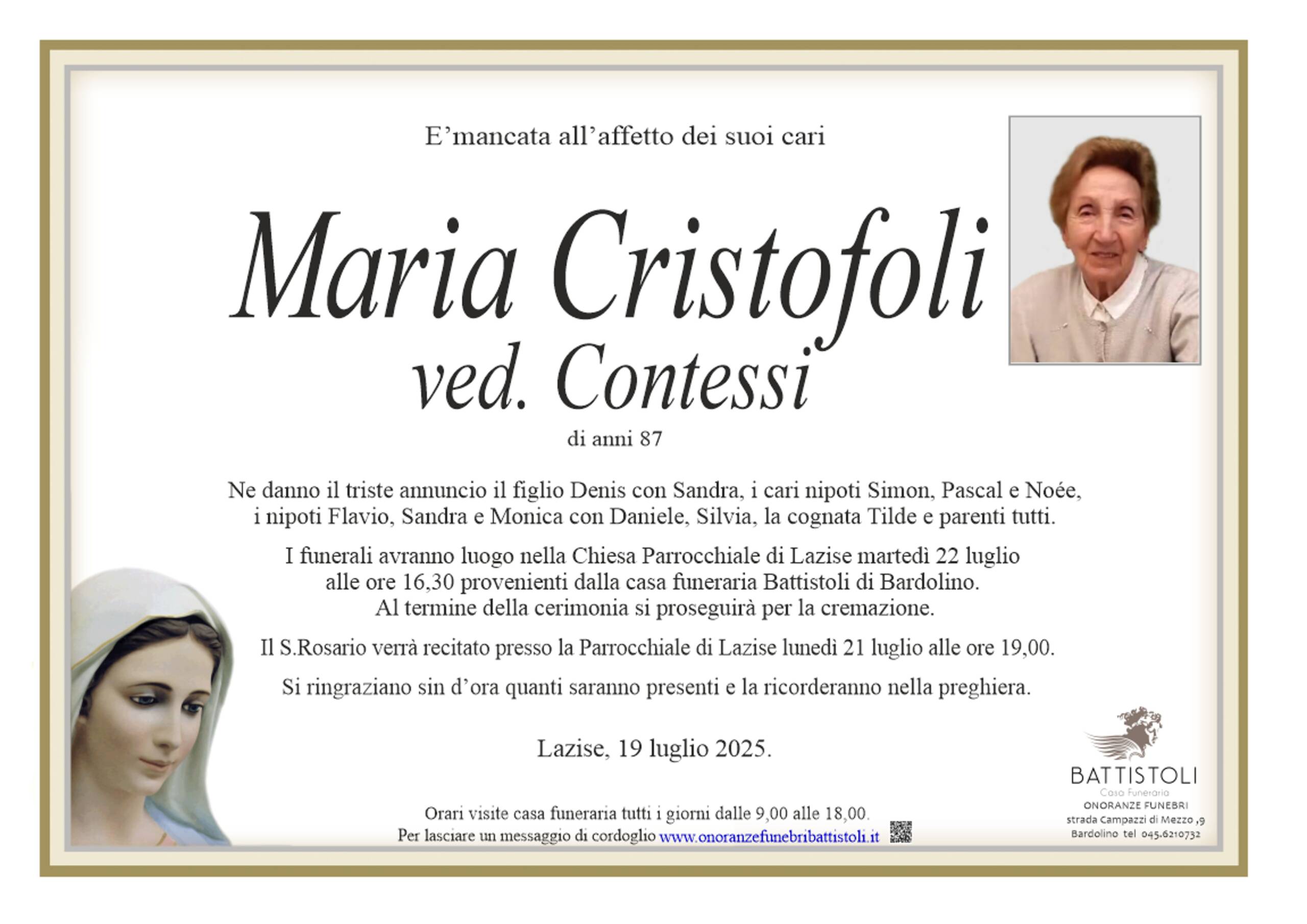 Cristofoli Maria