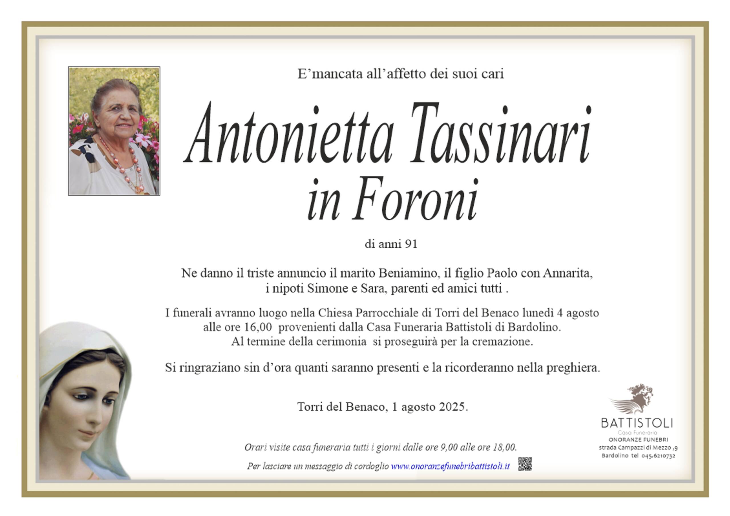Tassinari Antonietta