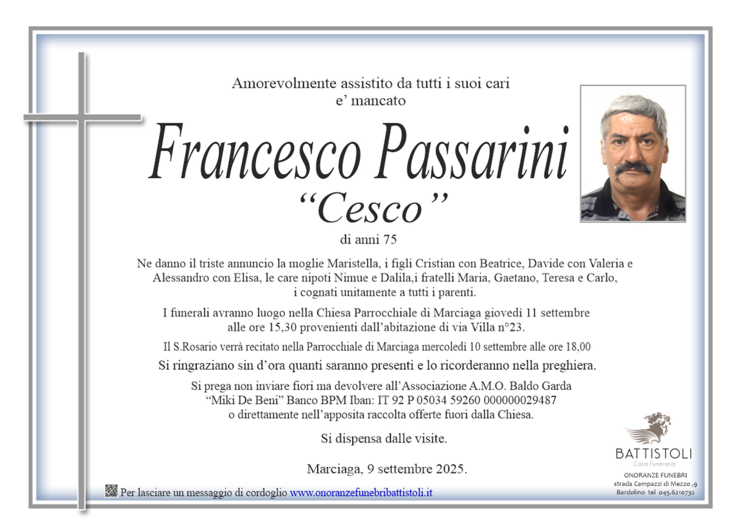 Passarini Francesco