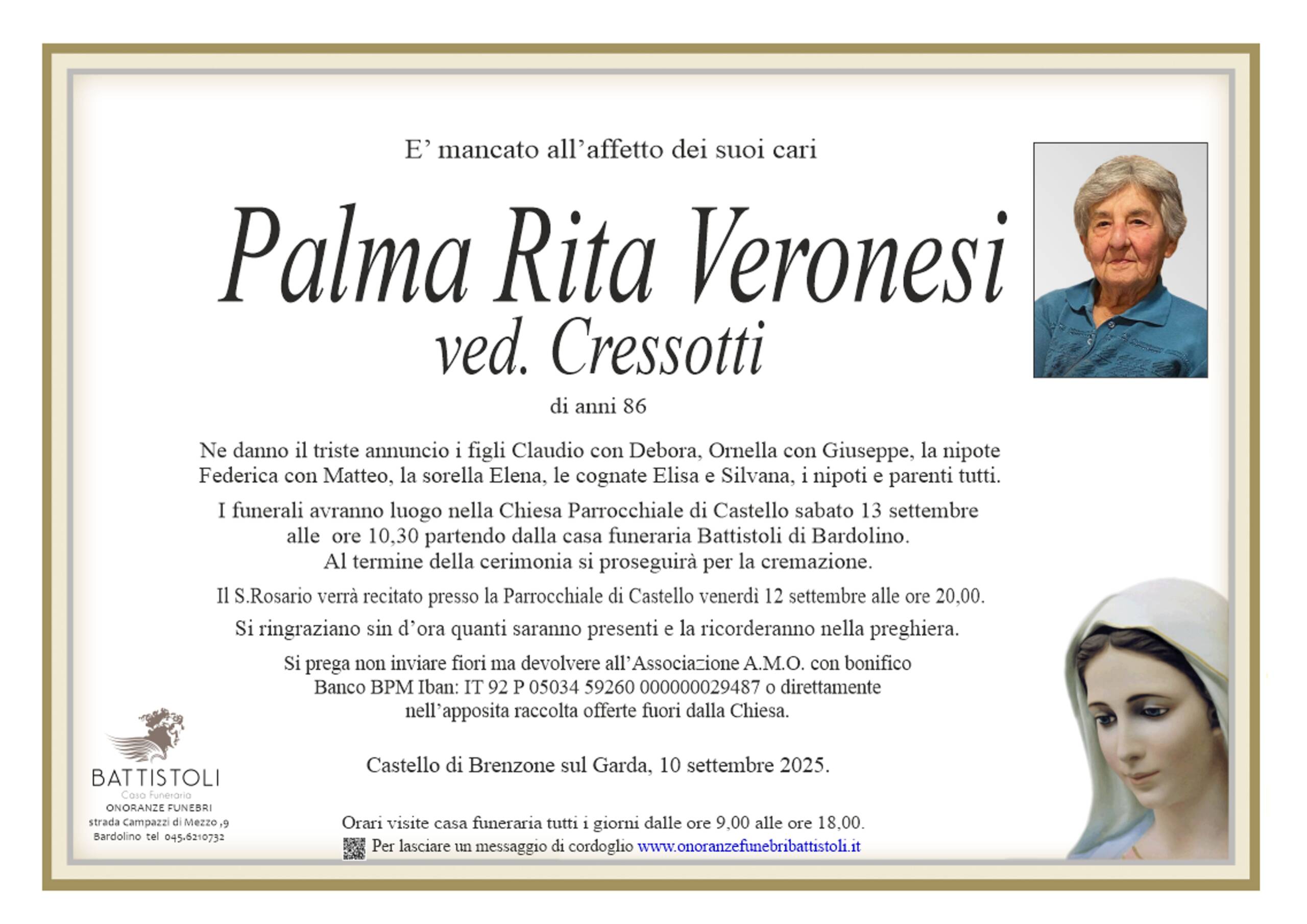 Veronesi Palma Rita