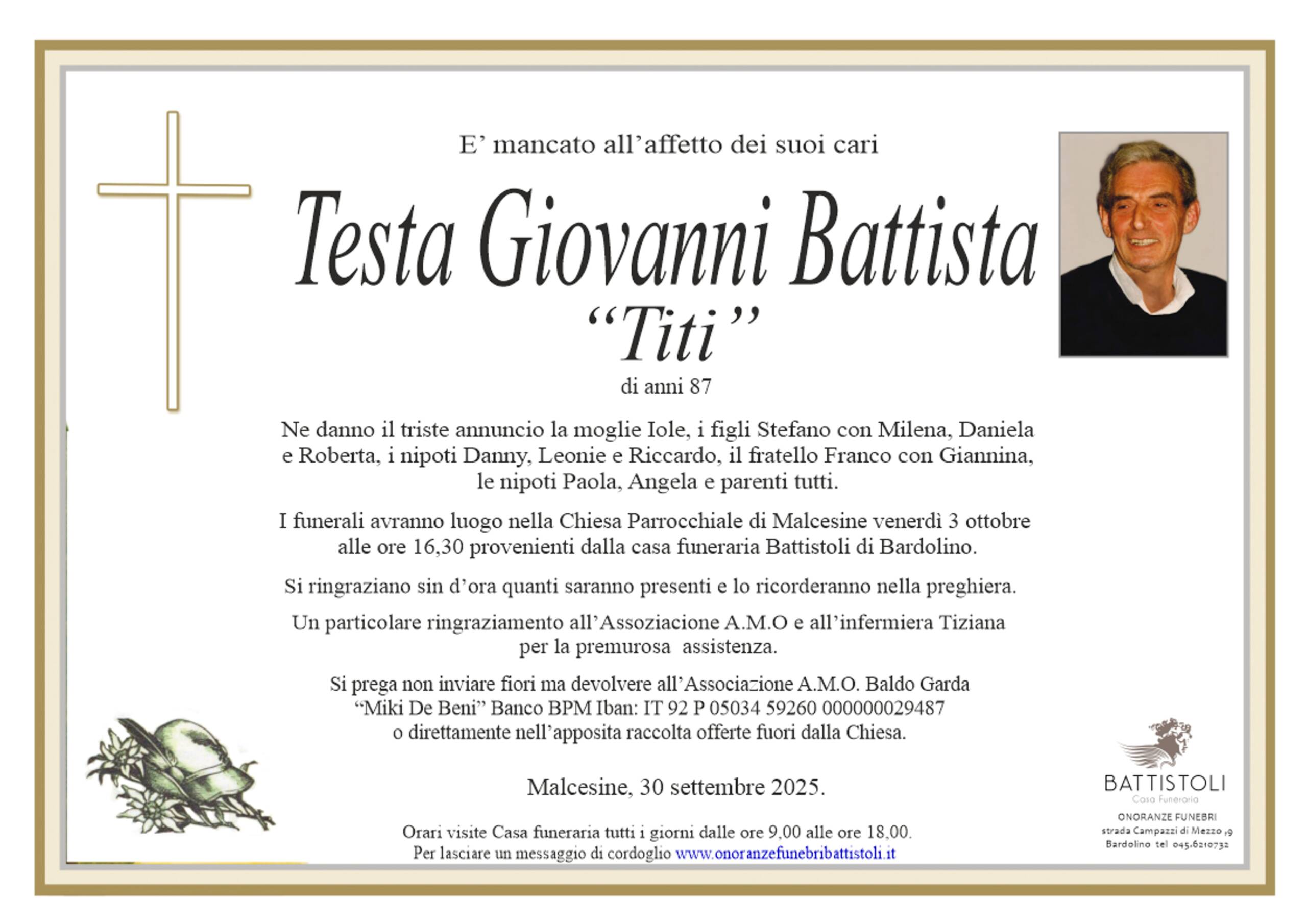Testa Giovanni Battista