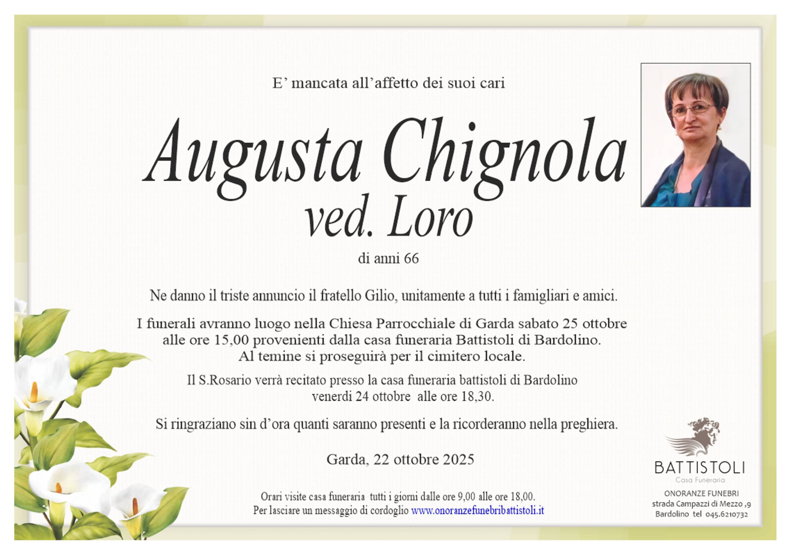 Chignola Augusta