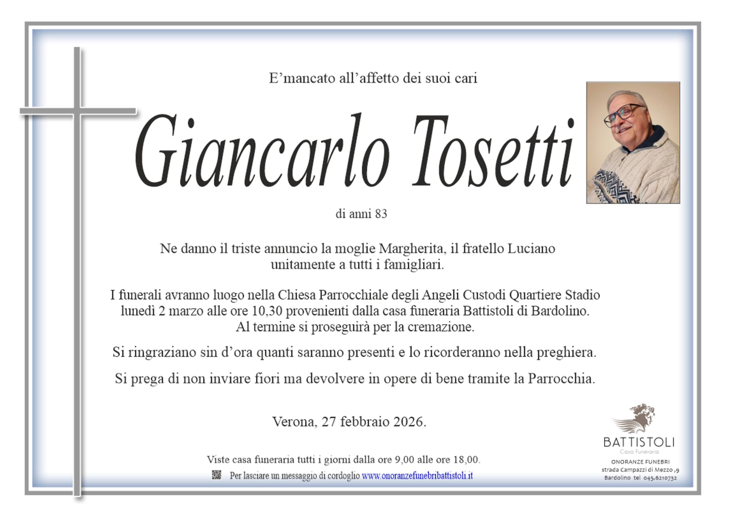 Tosetti Giancarlo