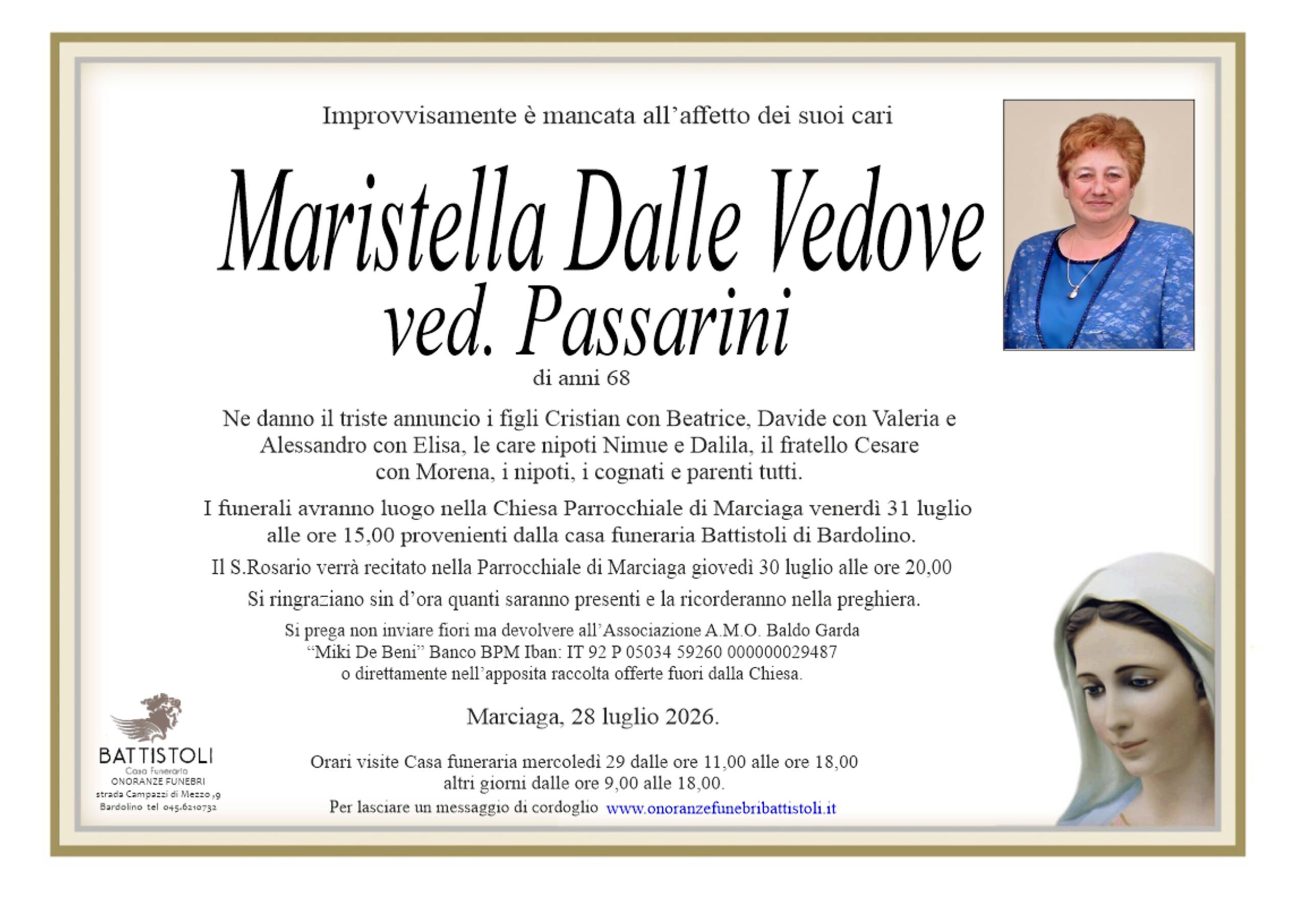Dalle Vedove Maristella