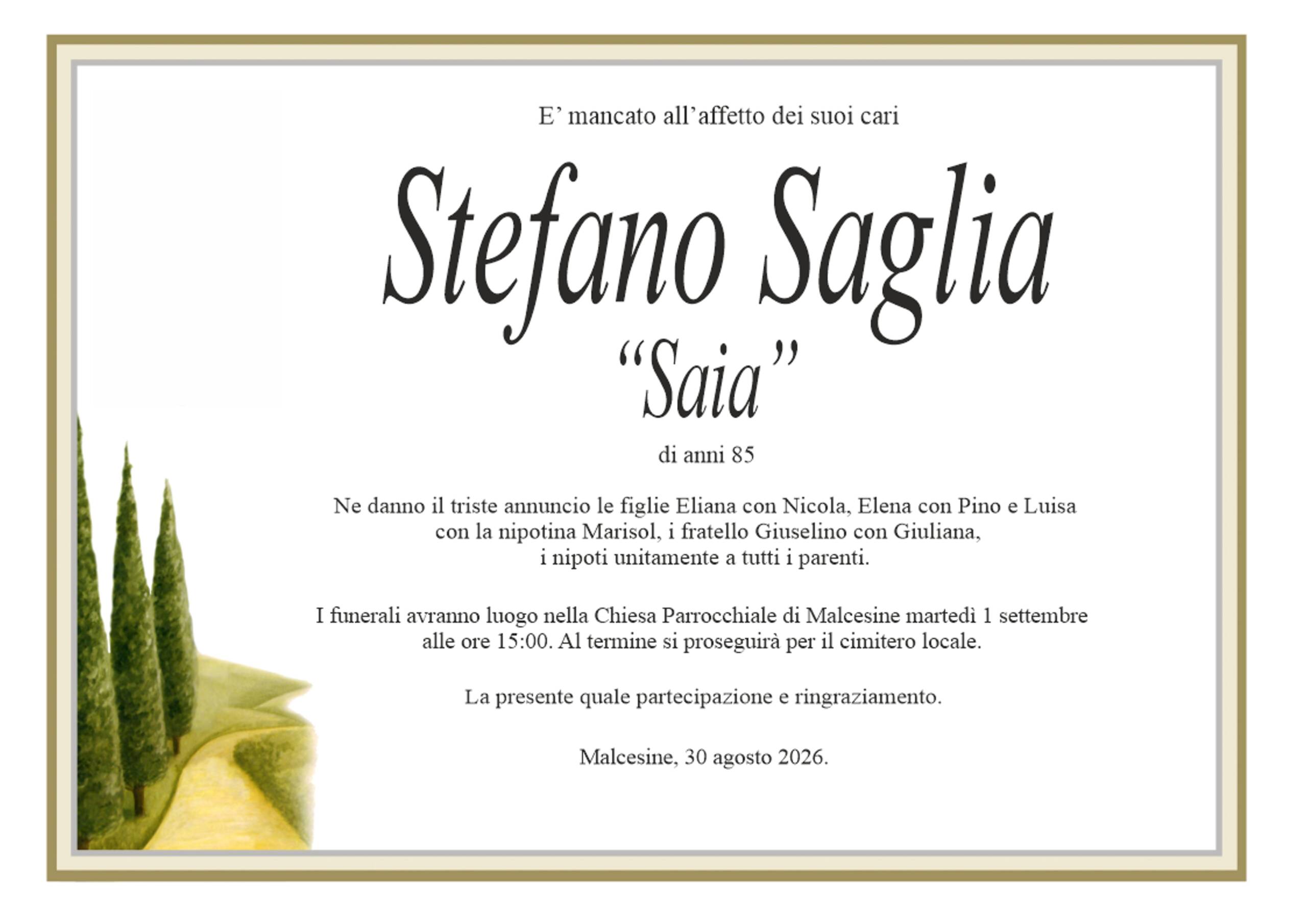 Saglia Stafano