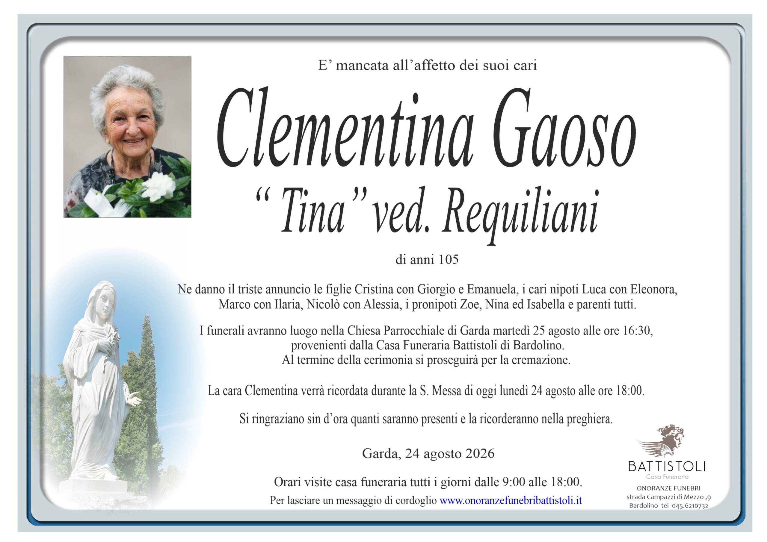 Gaoso Clementina Antonia