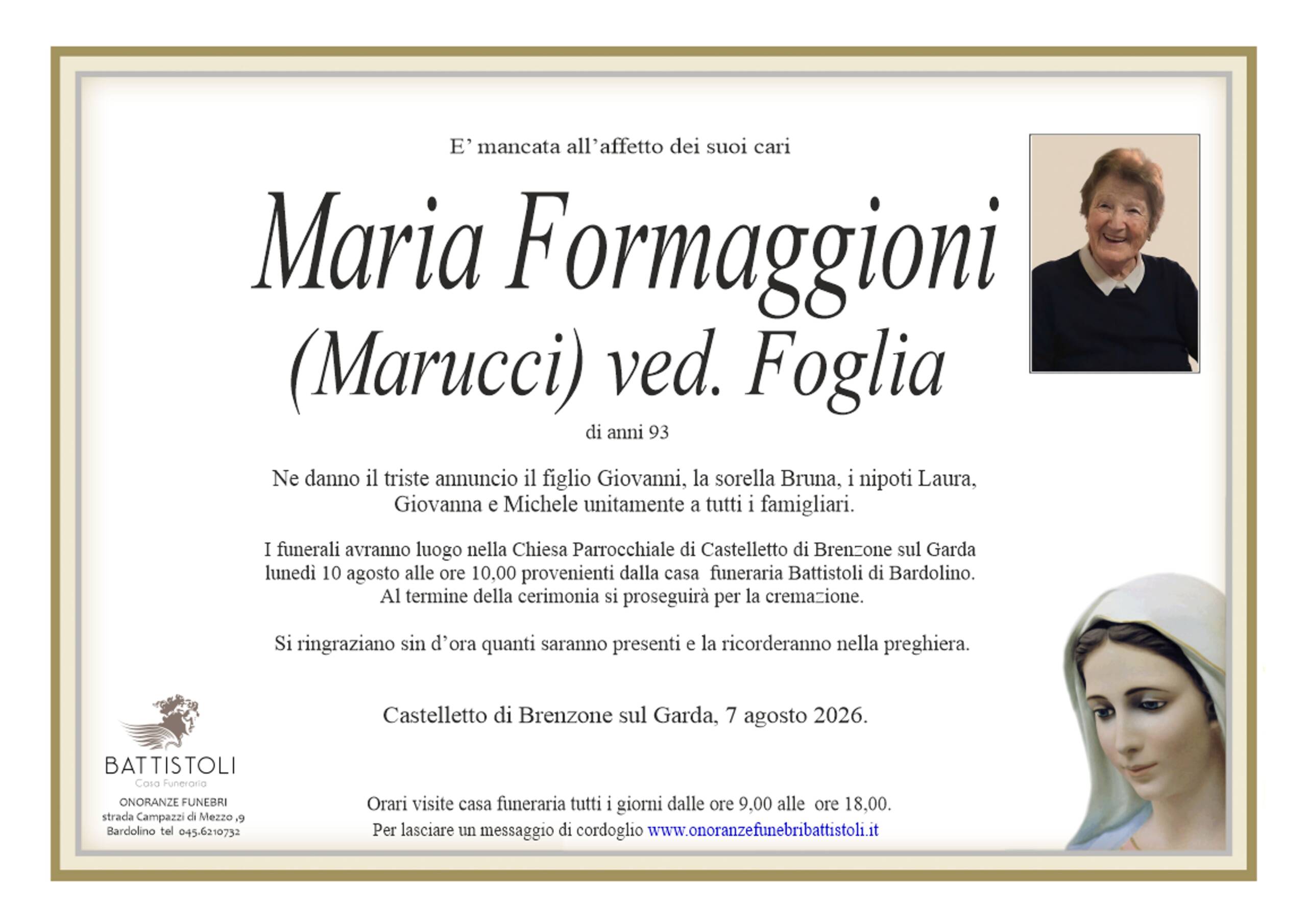 Formaggioni Maria