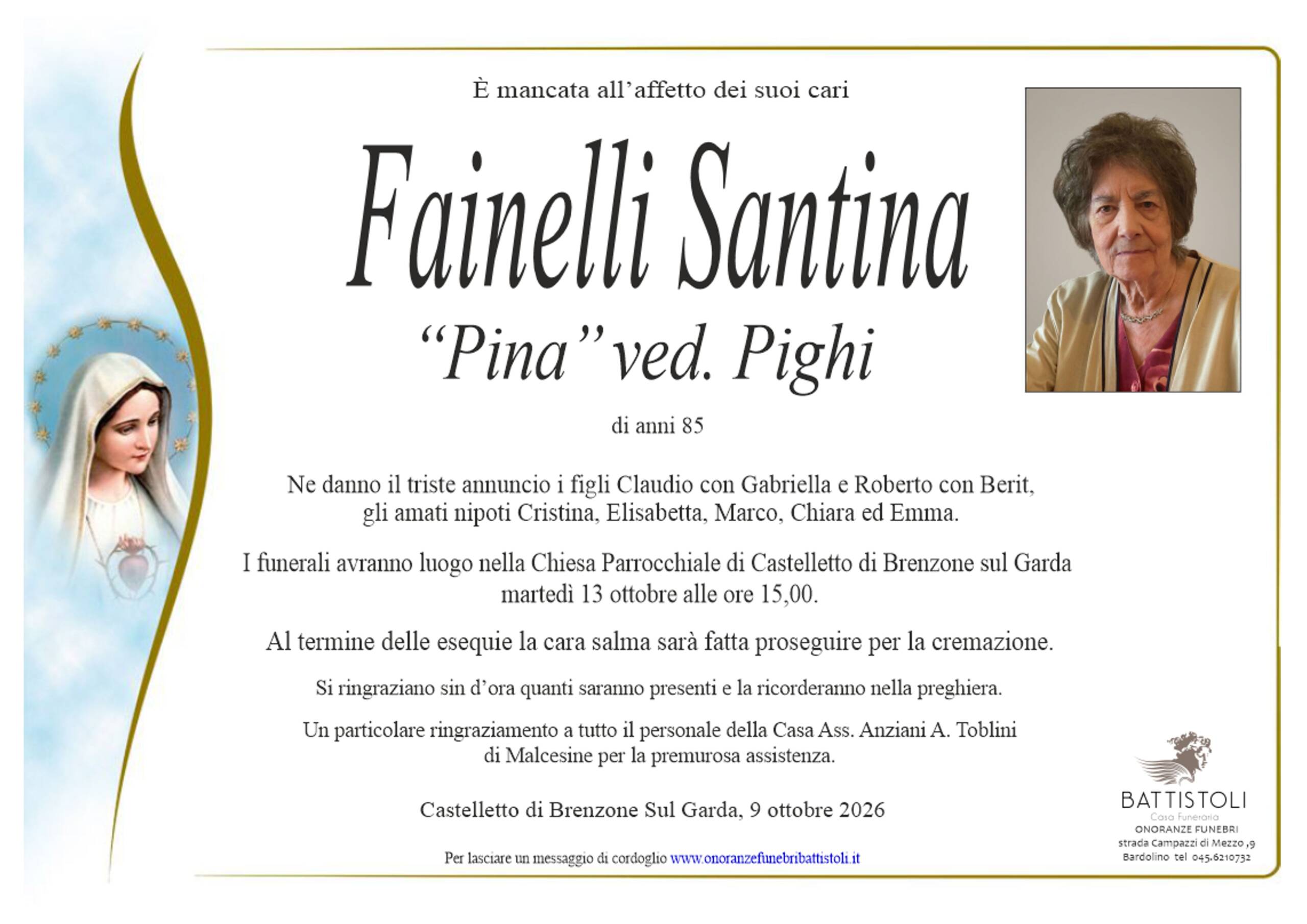 Fainelli Santina